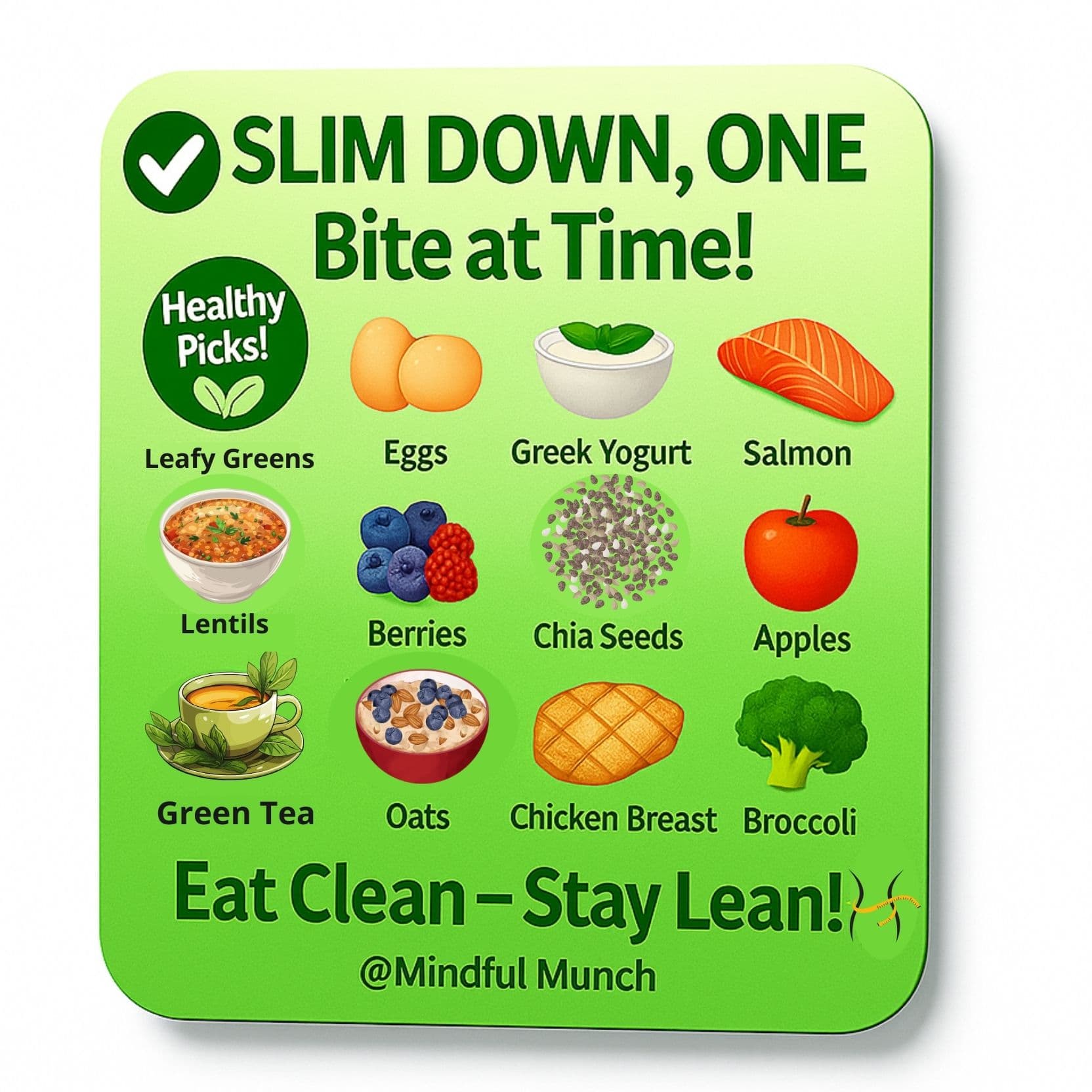 Weight Loss Nutrition Magnet